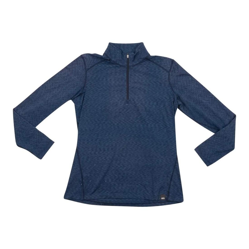 REI Co-Op Midweight Base Layer‎ 1/4 Zip Pullover Outdoors Performance Hiking Gym
